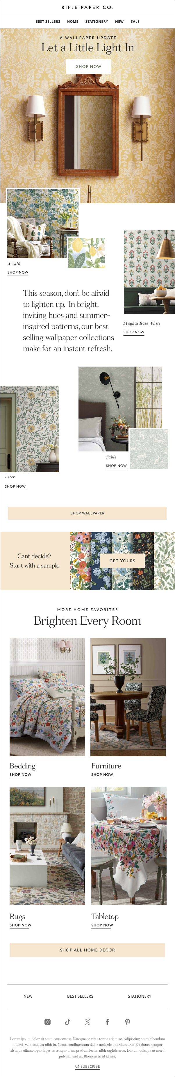 Rifle Paper Co email 2