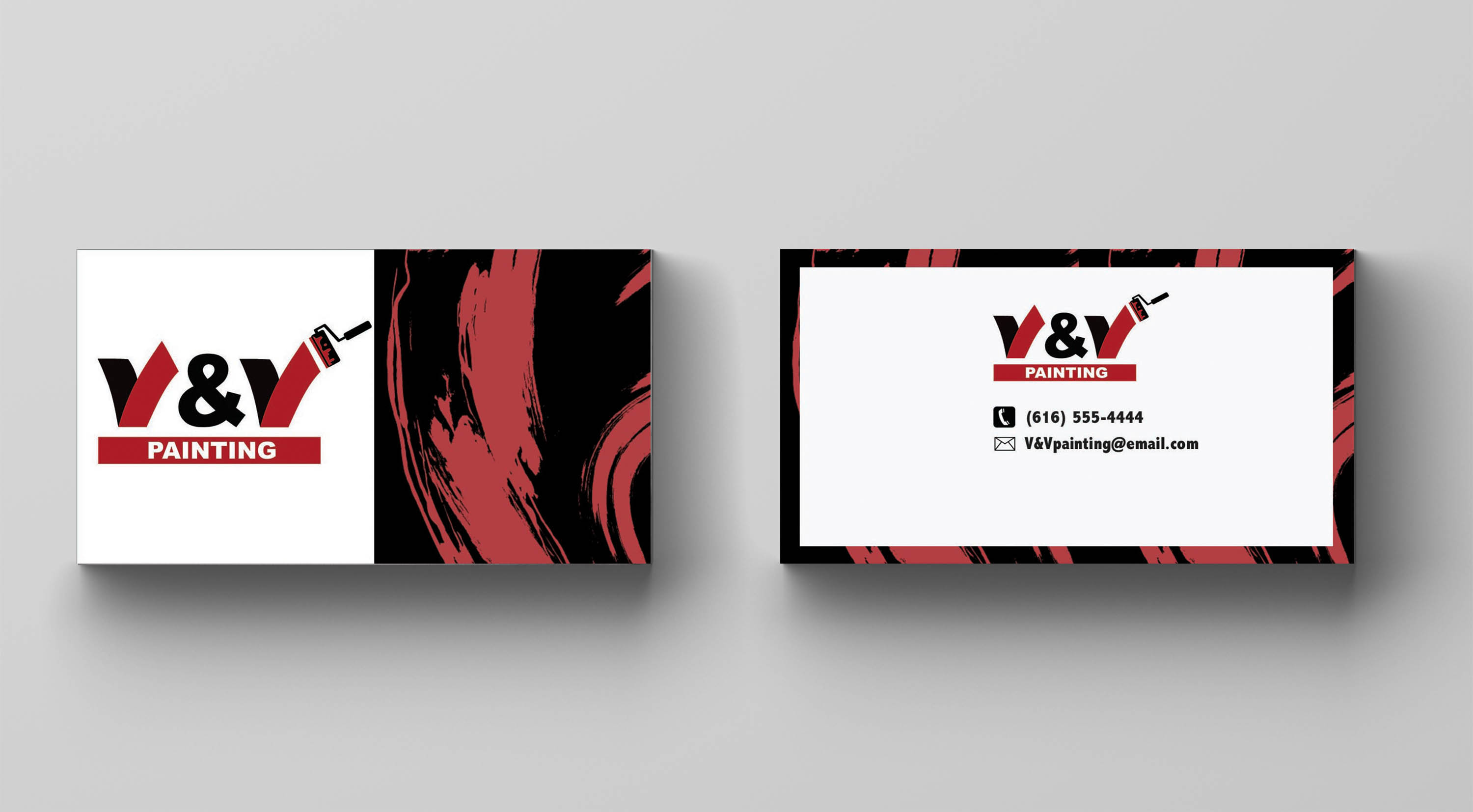 V&V business card
